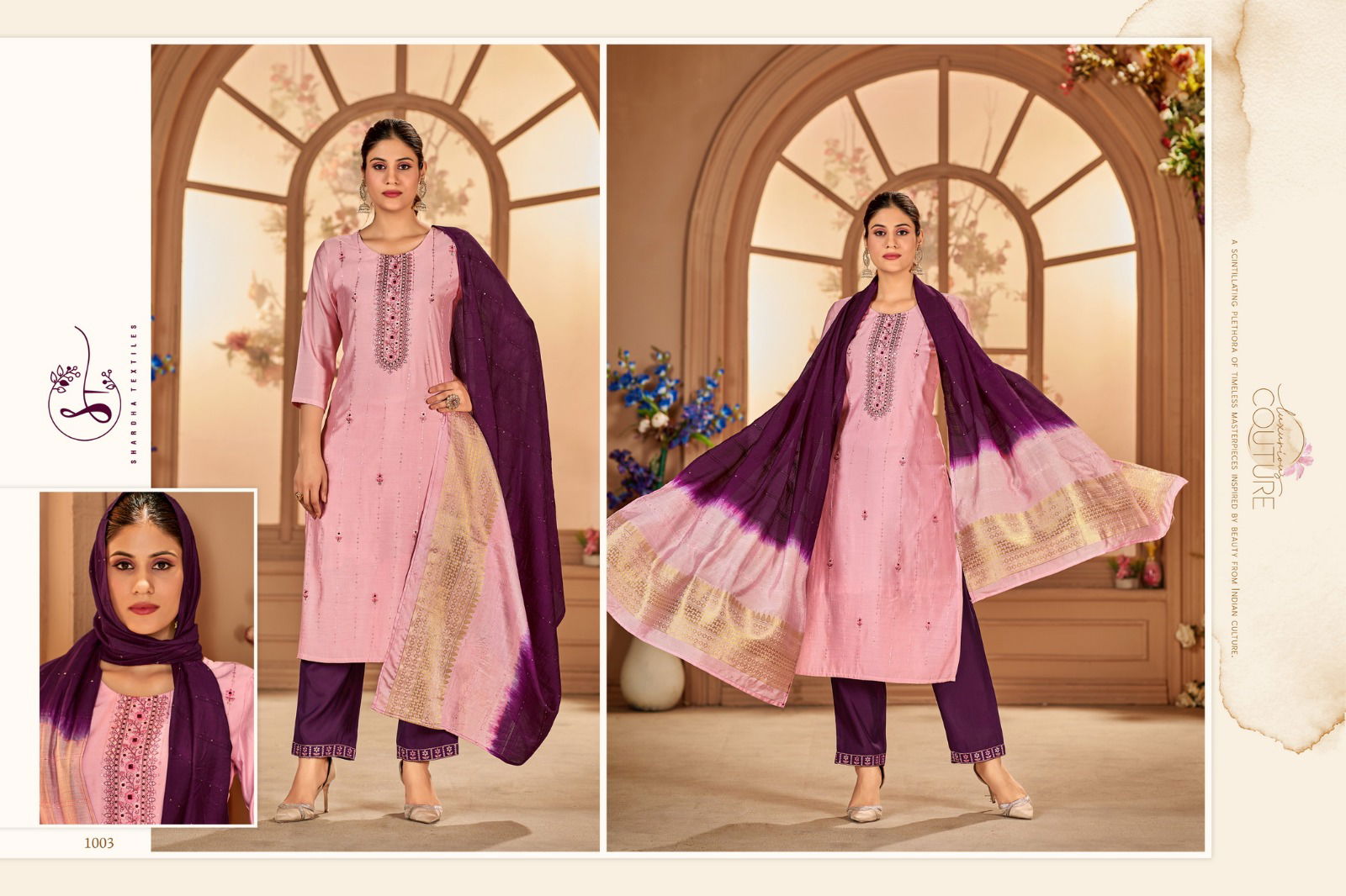 Kizaa Silk 3 By Sharda Readymade Suits Catalog